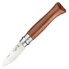 Opinel No 09 Folding Oyster Knife (OP001616) 2.5" Stainless Steel Plain Blunted Blade, Padouk Wood Handle