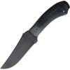 Winkler Crusher Belt Knife (WK030) 4.5" 80CrV2 Drop Point Black Plain Blade Black Canvas Micarta