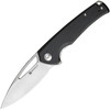 Sencut Mims (S210131) 3.48" 9Cr18MoV Satin Drop Point Plain Edge Blade, Black G-10 Handle.