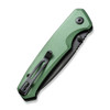 CIVIVI Altus (CIVC200765) 2.97: Black Stonewashed Nitro-V Drop Point Blade, Green Aluminum Handle.