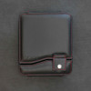 Ocaso Knife Storage Case - Black Leather with Red Stitching - Holds 3 Knives