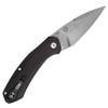 Case Westline O/A 36550 - 3.5" Stonewashed CPM-S35VN Modified Drop Point, Black Anodized Aluminum Handle