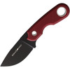 Viper Berus 1 (VT4012DGR) - 3.5" M390 Drop Point Black Plain Blade , Red G-10 Handle