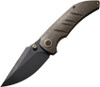 WE Riff-Raff (WE22020B1) 3.12 Black Stonewashed 20CV Blade,Bronze Titanium Handle