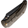 WE Riff-Raff (WE22020B1) 3.12 Black Stonewashed 20CV Blade,Bronze Titanium Handle