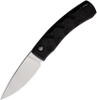 Piranha X (PKCP14BK) 3.3" Mirror 154CM Blade, Black Aluminum Handle