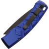 Piranha X (PKCP14BT) 3.3" Black 154CM Blade, Blue Aluminum Handle