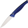 Piranha Knives DNA (PKCP16B) 3.25" Mirror CPM S30V Blade, Blue Aluminum Handle