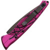 Piranha Knives DNA (PKCP16PKT) 3.25" Black CPM S30V Blade, Pink Aluminum Handle