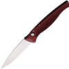 Piranha Knives DNA (PKCP16R) 3.25" Mirror CPM S30V Blade, Red Aluminum Handle