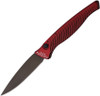 Piranha Knives DNA (PKCP16RT) 3.25" Black CPM S30V Blade, Red Aluminum Handle