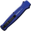 Piranha Rated-R (PKCP19BT) 3.5" 154CM Black Clip Point Blade, Blue Aluminum Handle
