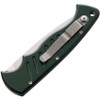 Piranha Pocket (PKCP1G) 3.2" 154CM Mirror Drop Point Blade, Green Aluminum Handle