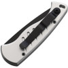 Piranha Fingerling (PKCP2ST) 2.5" Black 154CM Drop Point Blade, Silver Aluminum Handle