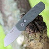 Pro-Tech Runt 5 Automatic (R5405-Green) - 1.9" MAGNACUT Stonewashed Reverse Tanto Blade, Green Textured Aluminum Handle