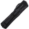 Heretic Colossus OTF (H0408ABRKGRY) - 3.50" Black Wash CPM-MagnaCut Tanto Plain Edge, Breakthrough Gray Aluminum Handle w/Black Grip Inlays
