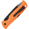 Muddy Swap Replace-A-Blade Knife - (5) 3.5" Satin 420J2 Steel Drop Point Plain Blades, Orange GFN Handle