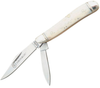 Rough Ryder Peanut - White Smooth Bone, Clip and Pen Blades (RR112)