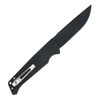 CobraTec Viper Hidden Release (CTVIPERHRBLK) - 3.125" Black Titanium Coated CPM-D2 Plain Blade, Black Handle