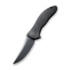 Civivi Synergy4 (C21018A-1) 3.94" Nitro-V Black Trailing Point Plain Blade, Black G-10 Handle