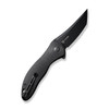 Civivi Synergy4 (C21018B-1) 3.94" Nitro-V Black Tanto Point Plain Blade, Black G-10 Handle