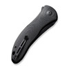 Civivi Synergy4 (C21018B-1) 3.94" Nitro-V Black Tanto Point Plain Blade, Black G-10 Handle