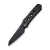 Civivi Vision FG Superlock (C22036-1) 3.54" Black Nitro-V Reverse Tanto Plain Blade, Black G-10 Handle