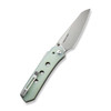 Civivi Vision FG Superlock (C22036-2) 3.54" Satin Nitro-V Reverse Tanto Plain Blade, Natural G-10 Handle