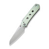 Civivi Vision FG Superlock (C22036-2) 3.54" Satin Nitro-V Reverse Tanto Plain Blade, Natural G-10 Handle