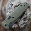 Benchmade CLA Auto (4300BK-02) 3.4" Magnacut Drop Point Plain Blade, OD Green G-10 Handle