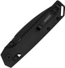 Kershaw Iridium (2038BLK) 3.4" D2 Black Plain Spear Point Blade, Black Aluminum Handle