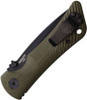 Southern Grind Spider Monkey (SG22280) 3.25" MagnaCut Black Drop Point Plain Blade, Olive Drab Green G-10 Handle