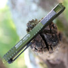 Heretic Manticore X OTF Automatic (H031-6A) - 3.7" Black DLC CPM-MagnaCut Plain Tanto Blade, OD Green Anodized Aluminum/Standard Hardware, Ambi Clip