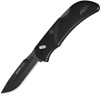 Outdoor Edge Razor EDC Lite (RCK25-2C) 2.5" Japanese 420J2 Stainless Steel Replaceable Drop Point Plain Razor Blade, Black Glass Filled Nylon Handle with Black TPN Inserts