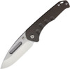 Medford Knife & Tool Praetorian Slim Flipper Frame Lock (MD208STD36A1)- 3.25" Satin CPM-S35VN Drop Point Blade, Brone Anodized Titanium Handle