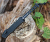 Heretic Knives Hydra OTF (H008-1A) 3.62" MagnaCut Drop Point Satin Plain Blade, Black Aluminum Handle, Silver Clip