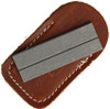 EZE-LAP Diamond Pocket Sharpener (26C) Leather Sheath, Coarse Grit