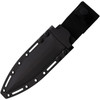 Begg Knives Filoso Dagger Fixed Blade Knife (BG030)- 6" Satin 1095HC Dagger Blade, Black Injection Molded Nylon Handle