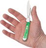 Case Mini Copperlock 19943 Emerald Green Bone Handle (61749L SS)