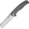 Sencut Traxler (S20057C3) 3.49" 9Cr18MoV Sheepsfoot Satin Plain Blade, Grey G-10 Handle