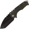 Medford Knives Praetorian G (MD011SPT07TM) 4" CPM-S35VN Black PVD Coated Tanto Plain Blade, Digital Camo G-10 Handle