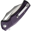 CIVIVI BullTusk (CIVC230173) 3.5" 14C28N Satin Clip Point Plain Blade, Purple G-10 Handle