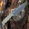 DPx Hest 6 MILSPEC (DPXHSX61) 6" S35VN Drop Point Plain Black Blade, Olive Drab Green G-10 Handle, Kydex Sheath