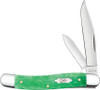 Case Medium Texas Jack 19946 Smooth Emerald Green Bone (62087 SS)