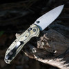 Doug Ritter RSK® Mk1-G2 (54118) - 3.44" Stonewashed CPM-MagnaCut Drop Point Plain Blade, G-Mascus® Green G-10 Handle