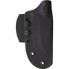 Darrel Ralph Large Klax (DR059) 4.25" 440C Black Powder Coated Clip Point Plain Blade, Black G-10 Handle, Black Kydex Belt Sheath