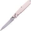 Real Steel G5 Metamorph (RS7831I) 3.5" 14C28N Satin Drop Point Plain Blade, Ivory G-10 Handle