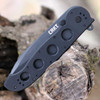 CRKT Carson M21 (CR2104G) 3.8: Stainless Steel Black Caoted Spear Point Blade, Black G-10 Handle