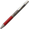 Darrel Ralph Go Pen 5" Anodized Titanium Construction w/ RedCarbon Fiber Inserts, Black Ink, Compatible with Rite in the Rain Ink