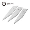 CIVIVI Utility Blades (CIVCA03A) 1PC 4.11" Damascus , 2PCS 4.11" Stonewashed 9Cr18MoV
